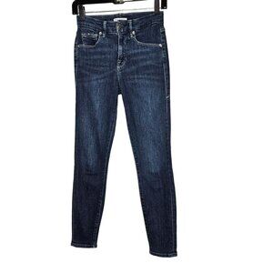 Good‎ American Women's Good Legs Crop Jeans  Size 25 0 Blue Denim
